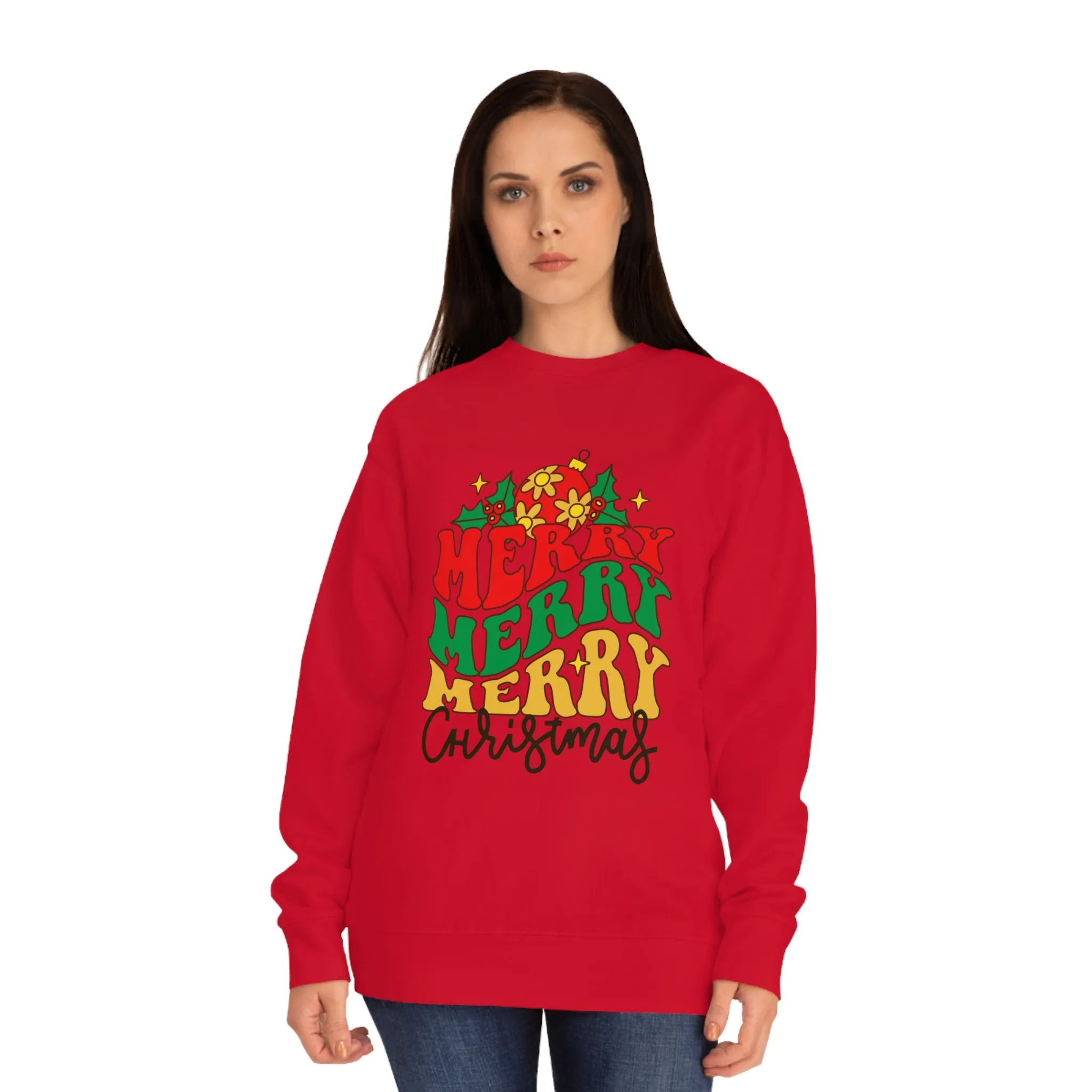 Unisex Merry Christmas Crew Sweatshirt