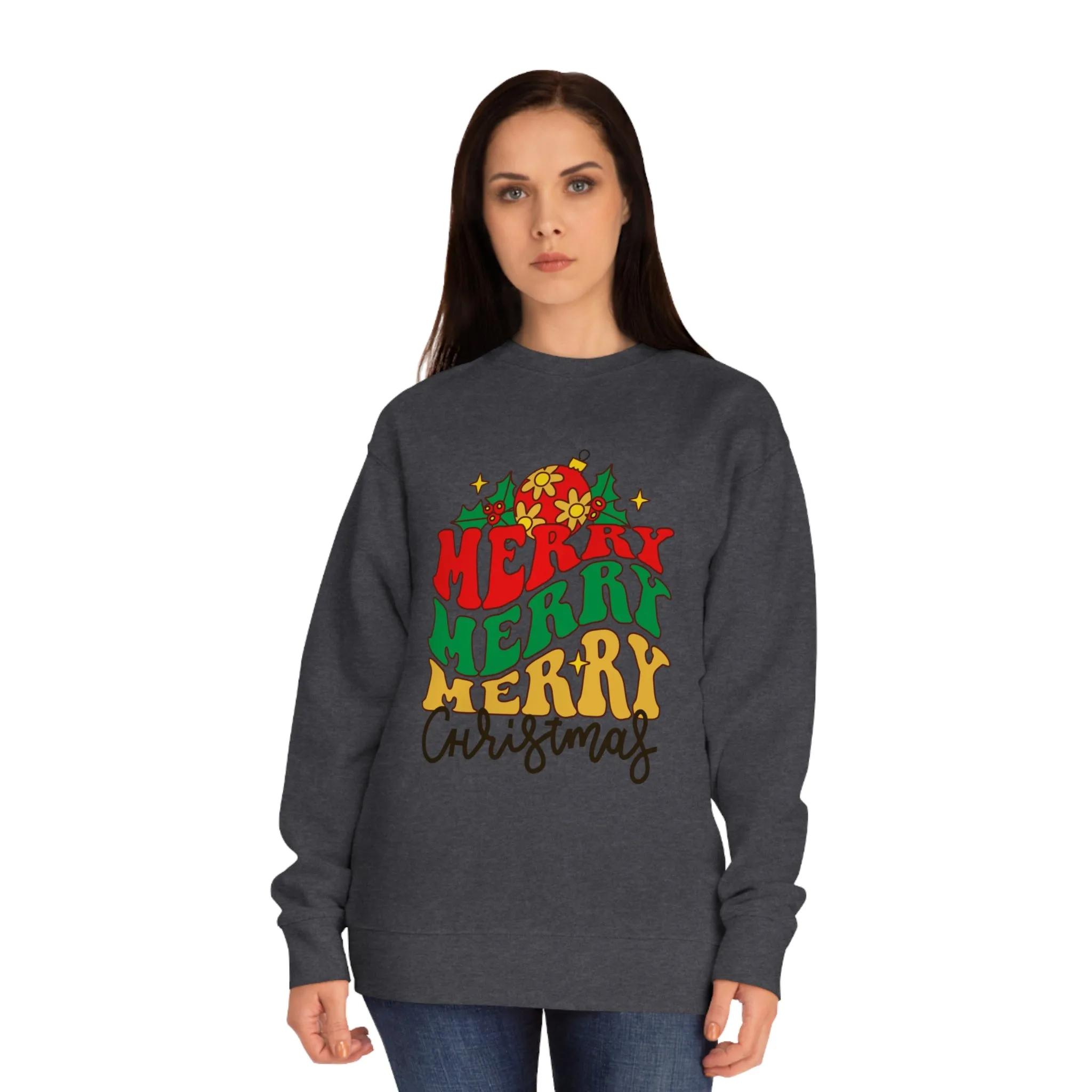 Unisex Merry Christmas Crew Sweatshirt