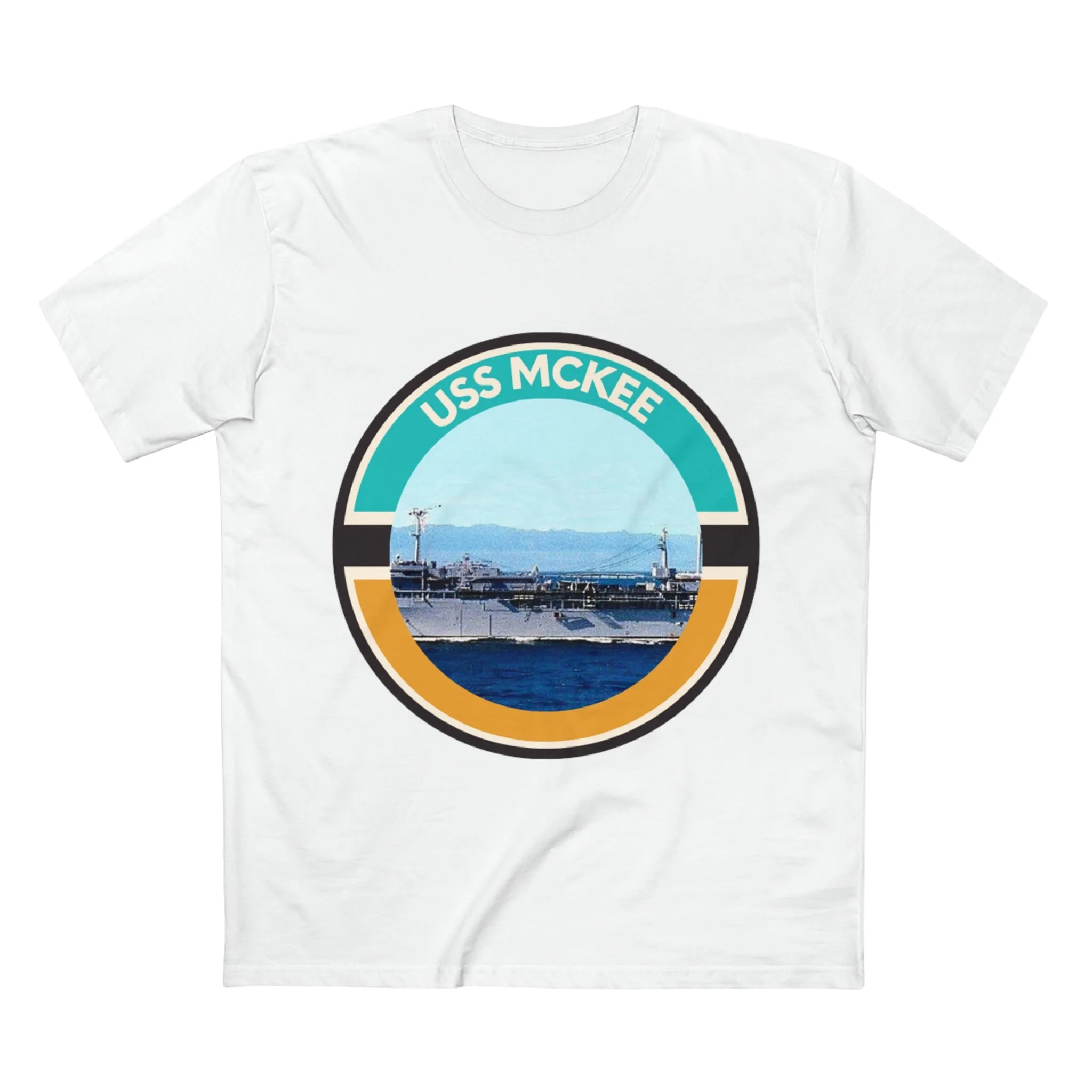 uss McKee United States Ships POD Men's Staple Tee