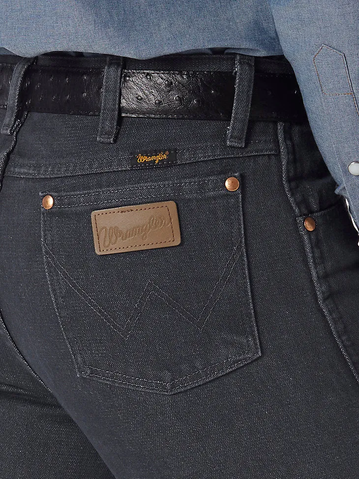 Wrangler Cowboy Cut Slim Fit 100% Cotton Charcoal