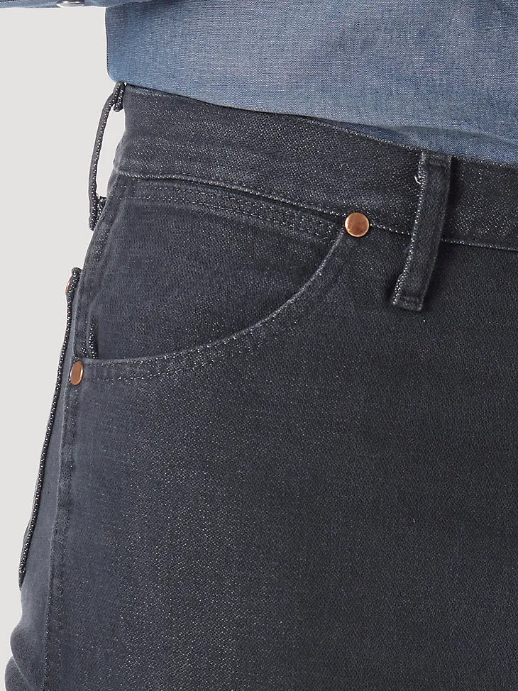 Wrangler Cowboy Cut Slim Fit 100% Cotton Charcoal